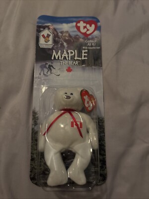 maple the bear beanie baby 
