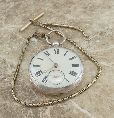 Fusee Pocket Patent Lever Pocket Watch Superb Silver Liverpool