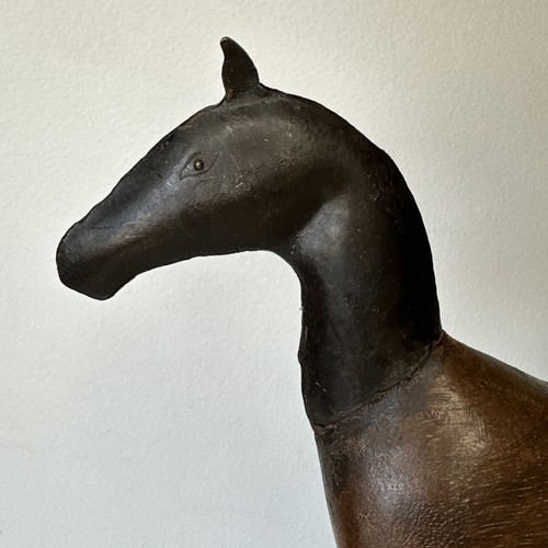 Vintage folk art wood and metal horse figure Figurine Western - Picture 2 of 17