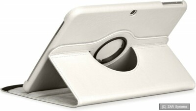 Donzo flip case bag case structure 360 white for Samsung Galaxy Tab 3 white
