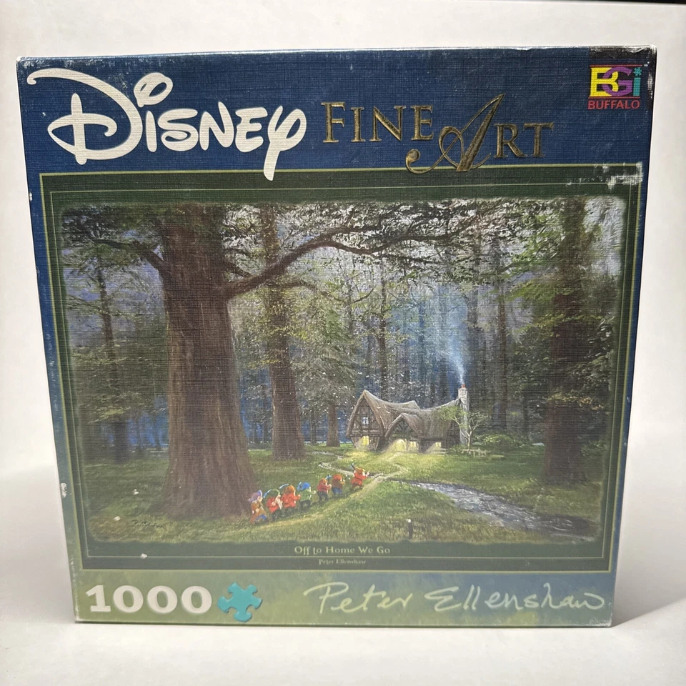 BGI Buffalo Disney 1000 piezas PUZZLE 7 enanos fuera a casa vamos póster gratis Foto 2 de 4