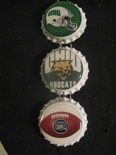 1" Bottle Cap Image Inside RView Mirror Handcrafted Gift Idea Bobcats 1" Bottle Cap Image Inside RView Mirror Handcrafted Gift Idea Bobcats
