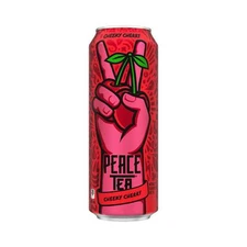 12 Cans of Peace Tea Cheeky Cherry Iced Tea 695 ml Each