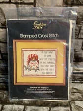 1974 Golden Bee Counted Cross Stitch “Soar with the Eagles” #20191