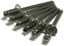 POP Rivets Stainless Steel Blind Rivets 3-2 3/32 x 1/8 Grip USA Made QTY 50