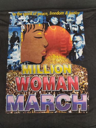 Vintage 1997 Million Woman March Shirt Size XXL - Picture 2 of 13