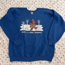 Teddy Bear Winter Crewneck Sweatshirt