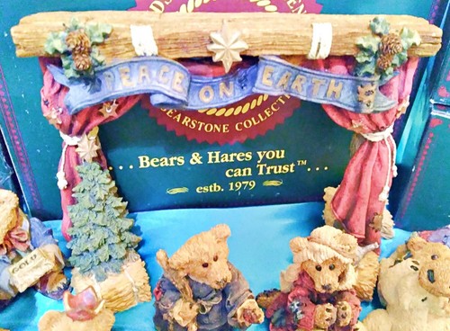 Juego de 11 - NATIVIDAD - Boyds Bears Resina Concurso Estatuillas con Cajas de Navidad - Imagen 3 de 12