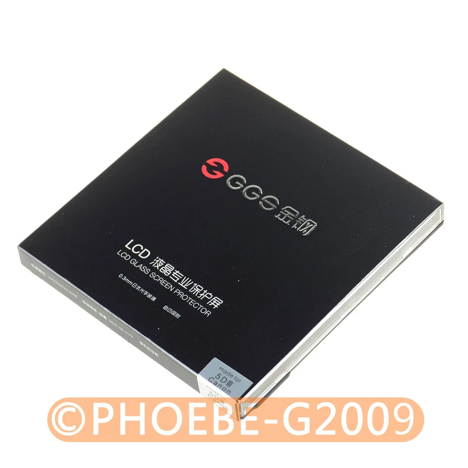 GGS IV 0.3mm Self-Adhesive Glass LARMOR Screen Protector GGS4 for Canon 5D III - Image 2 of 2