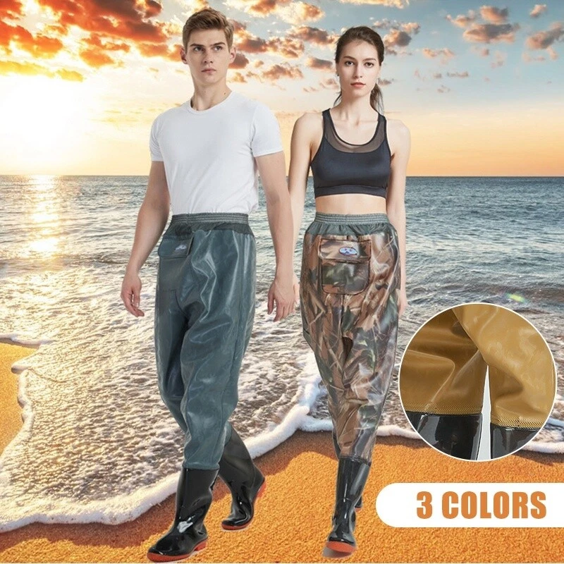 Fly Fishing Waist Waders Pants Stocking Waterproof Wading Trousers Shoes  Boot