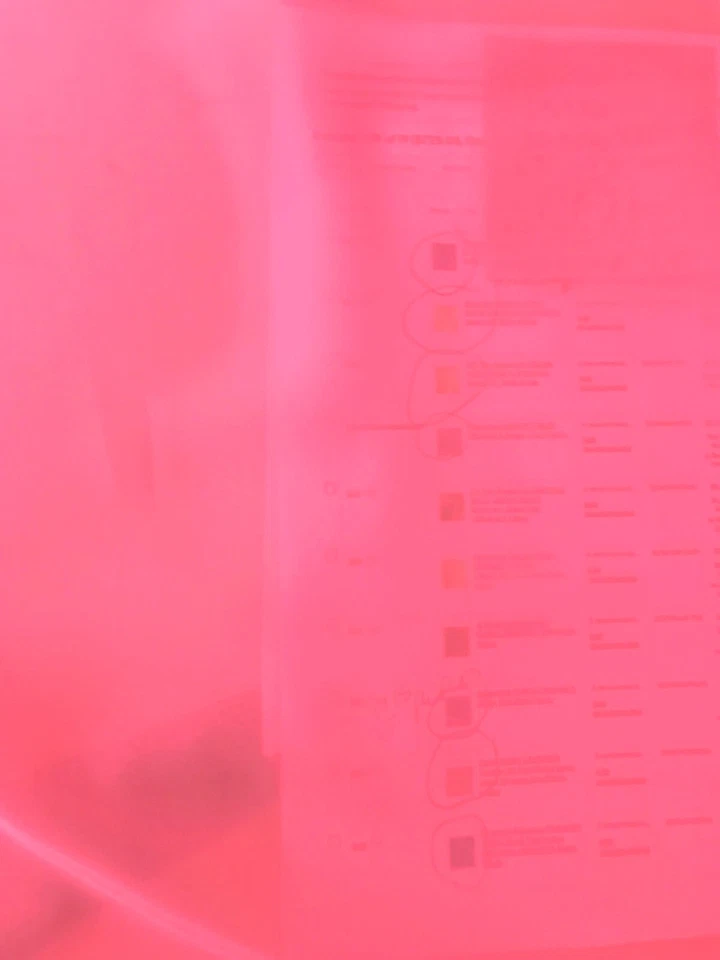 2.35 Yds-Fabulous BRIGHT HOT PINK Semi Sheer Billowy Solid Poly CHIFFON Fabric - Image 3 of 3