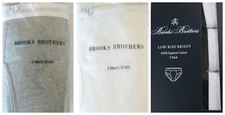 Brooks Brothers Men's 100% Cotton BRIEFS - Three/Pack, 1/Pack Size: S M L XL
