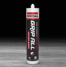 12 x SOUDAL GRIP ALL ADHESIVE HIGH STRENGTH FIRBE REINFORCED 