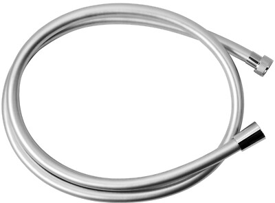 Brauseschlauch 170 cm PVC Konus Mutter Silber Duschschlauch