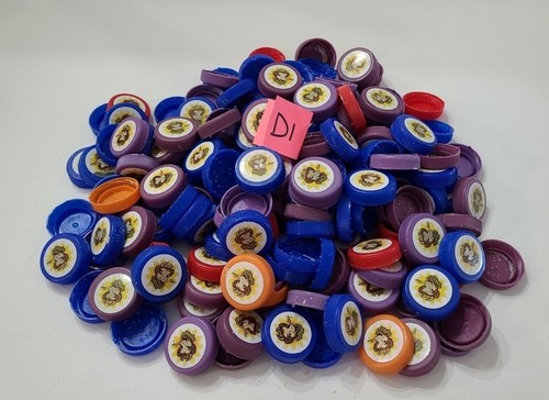 Borden Elsie The Cow Milk Caps  Plastic Bottle Lids 1 Lb Arts & Crafts Read D1