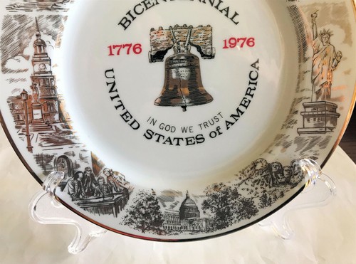 LE BiCentennial 1776 1976 Bell Fine China Collector Plate by Viletta for USA - Picture 3 of 7