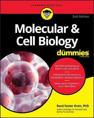 Molecular & Cell Biology For Dummies by Rene Fester Kratz (Paperback) Free P+P - Image 3