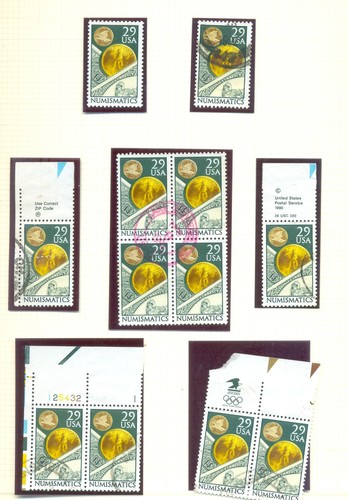 USA 1991 issues mint, used, blocks - Picture 13 of 20