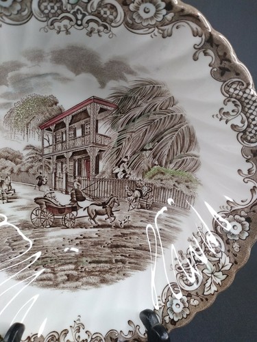 Heritage Hall Johnson Brothers French Provincial Serving Bowl 8 1/4" - Picture 4 of 7