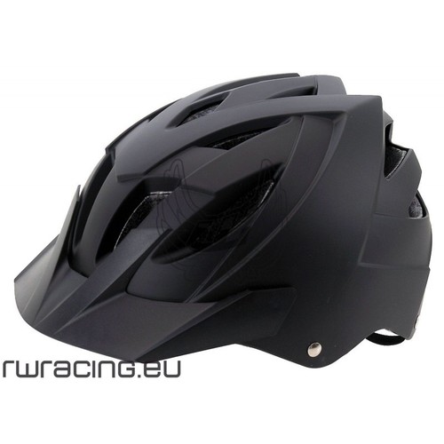 Casco bici / mtb nero opaco Ventura taglia M o L - matt black bicycle  helmet | eBay