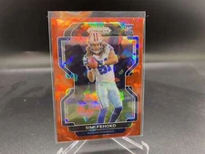 Simi Fehoko 2021 Prizm Red Cracked Ice #371 Stanford Cowboys RC Rookie