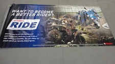 2011 YAMAHA MOTORCYCLE/ATV DEALER POSTER/BANNER 94'' X 48''