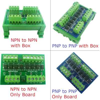8ch 3.3V 5V 12V 24V TTL LvTTL Digital Logic Level Conversion Protection Panel