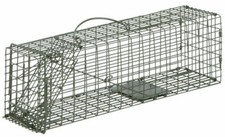 Jaula Trampa Viva 16"x5"x5" Atrapa Conejo Ardilla Ardilla Rata