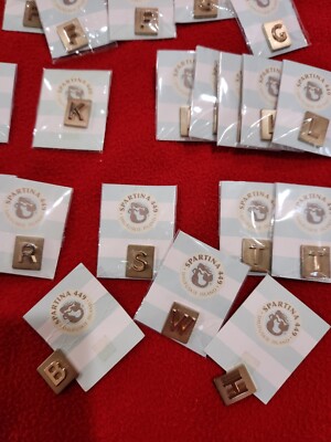 New Lot of 53 Letters Spartina 449 ~ AKA Monogram Letters ~ 18k Gold ...