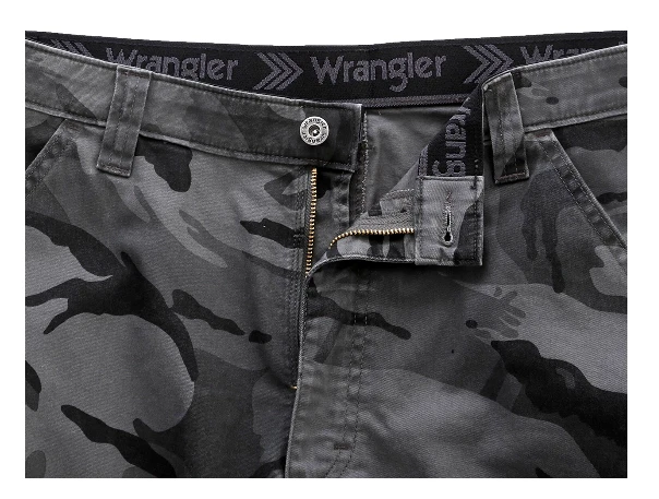 Men's Wrangler FLEX WAISTBAND camo cargo pants w/ stretch relaxed fit ALL SIZES
Opens in a new windo