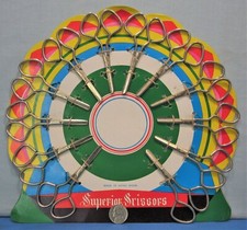 1 Dozen Quality Steel Scissors 1960’s Die Cut Dime Store Display Card