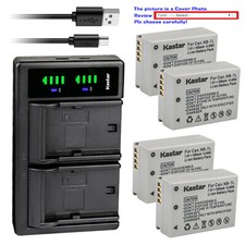 Kastar Battery LTD2 Charger for Canon NB-7L NB7L  Canon NB-7LH NB7LH Battery