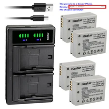 Kastar Battery LTD2 Charger for Canon NB-7L CB-2LZ & Canon PowerShot G11 Camera