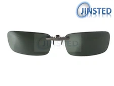High Quality Green Clip On Polarised Fishing Sunglasses Light Polarized ACP008