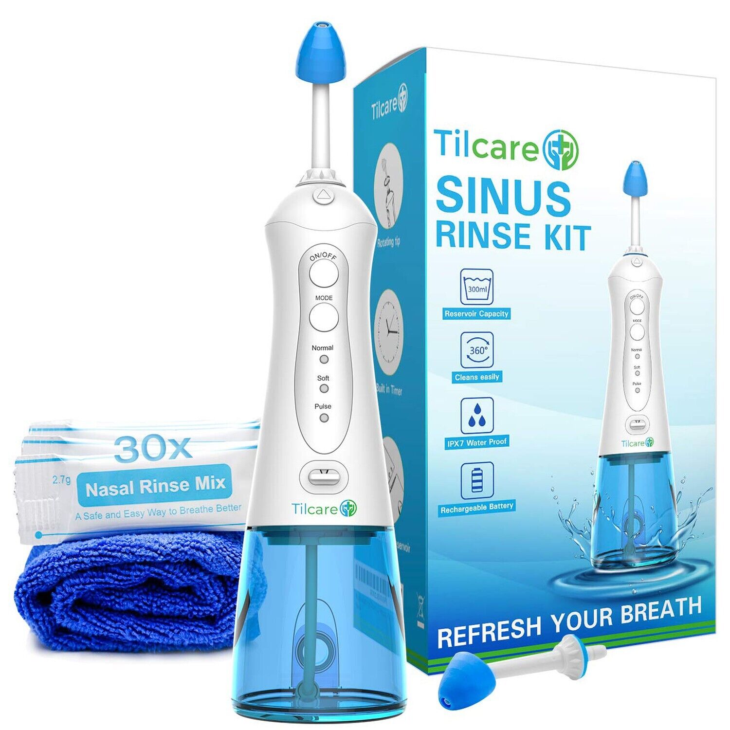 Sinus Rinse Kit Perfect Nasal Rinse Machine for Sinus Allergy Relief  Electric Neti Pot for Nasal Irrigation Cleanse Your Nose - AliExpress