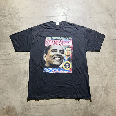 2008 Barack Obama Double Sided   The Game Changer   Shirt Mens Size XL