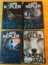 Lars Kepler [4 Bücher] Lazarus Sandmann Spiegelmann Hasenjagd / Schweden Krimi