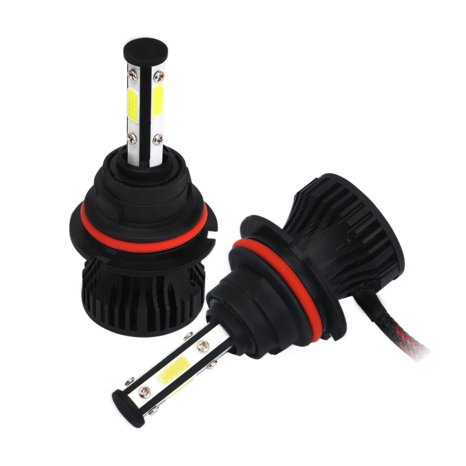 Para Ford Crown Victoria 1998-2011 9007 HB5 6000K Faros LED Luz Alta/Baja Foto 4 de 4