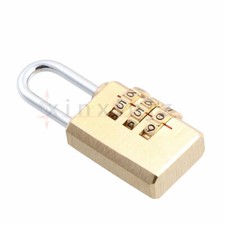 3-Digit Brass Secure Combination Password Padlock 53x21mm 3-S