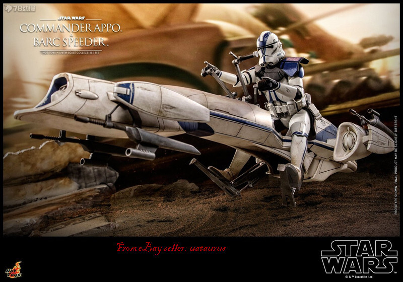 Perfect Hot Toys 1/6 Tms076 Commander Appo Barc Speeder Suit In