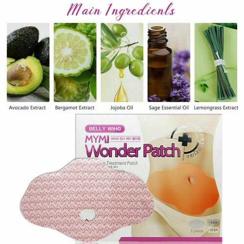 MYMI Wonder Patch Fat Burner Slimming Patch Belly Wing Weight Loss Pack of 20pcs - Picture 8 of 8