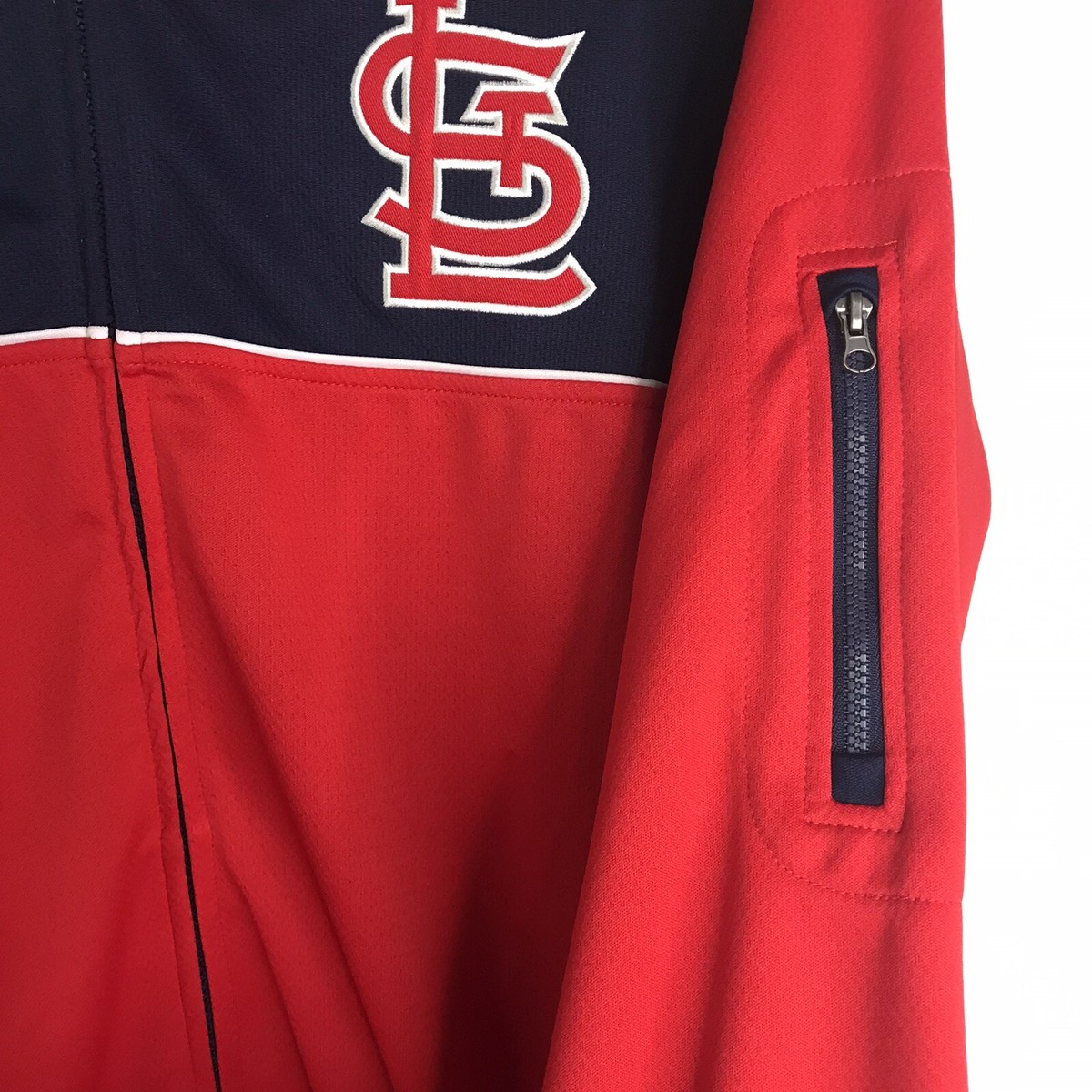 San Francisco Cardinals Mens XL Track Jacket Red Embroidery