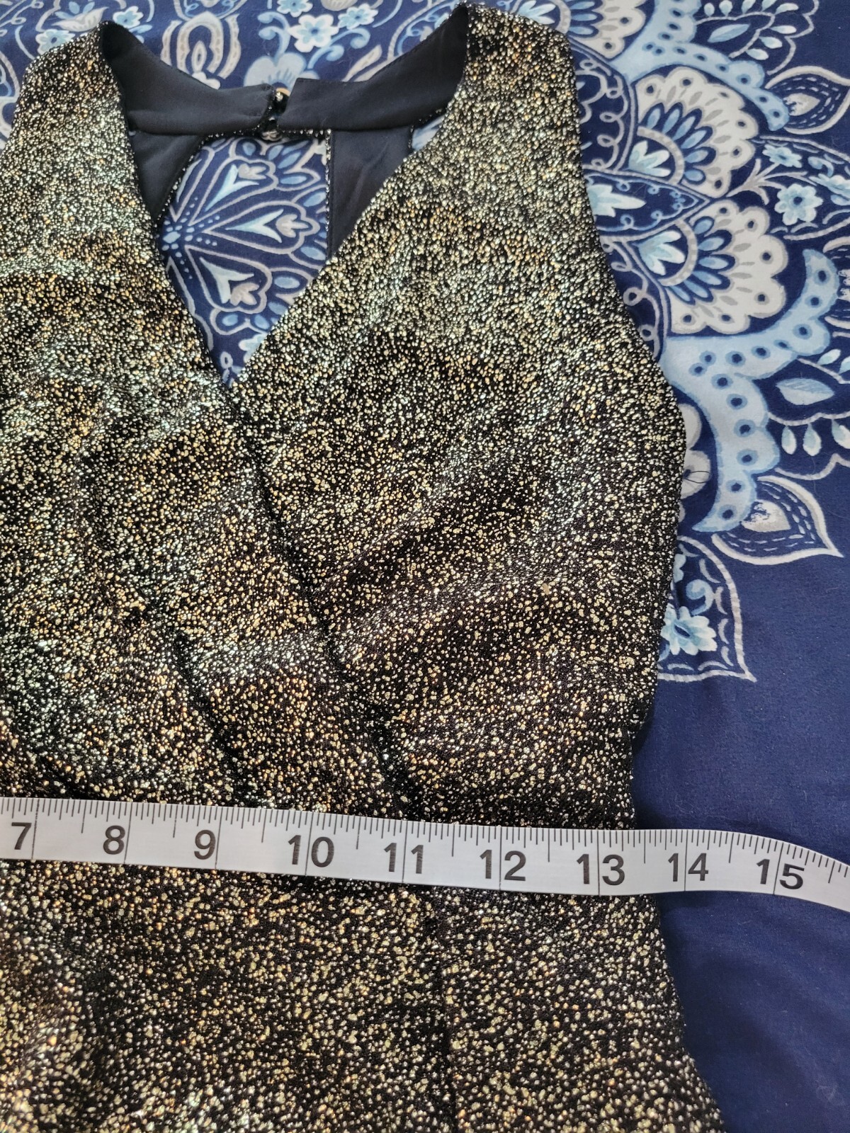 Anthropologie Halter Romper Purple Snow Sz S Gold Black Metallic Open ...