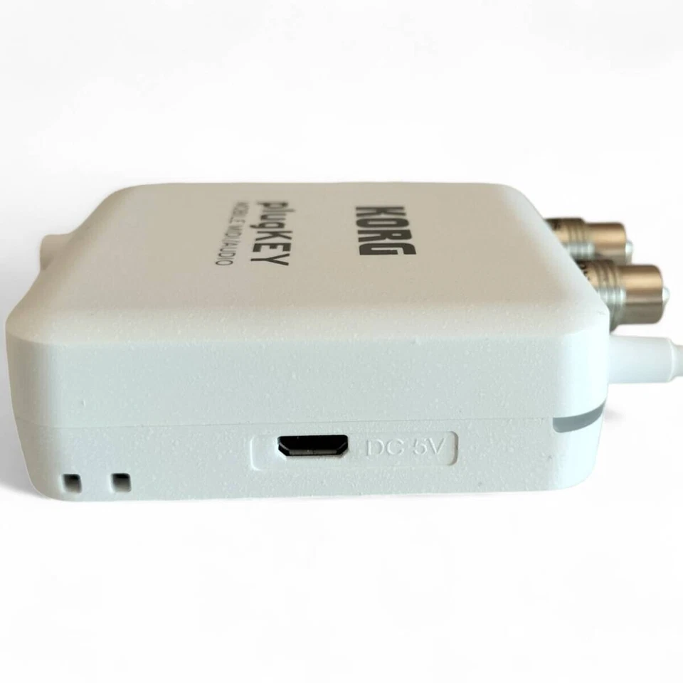 Korg Plugkey White Mobile MIDI Audio Lightning Interface - Image 2 of 2