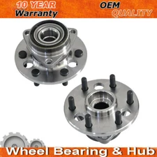 Set 2 Front Wheel Bearing Hub assy for Blazer GMC K2500 K1500 Suburban Yukon c6