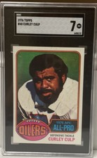 1976 TOPPS #40 CURLEY CULP SGC 7 OILERS HOF