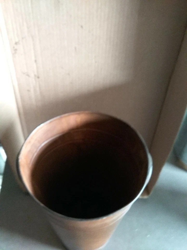 CWI Gifts Brown Metal Vase with  Tacked Handles 13"H x 7"dia top 5"dia base - Image 3 of 3