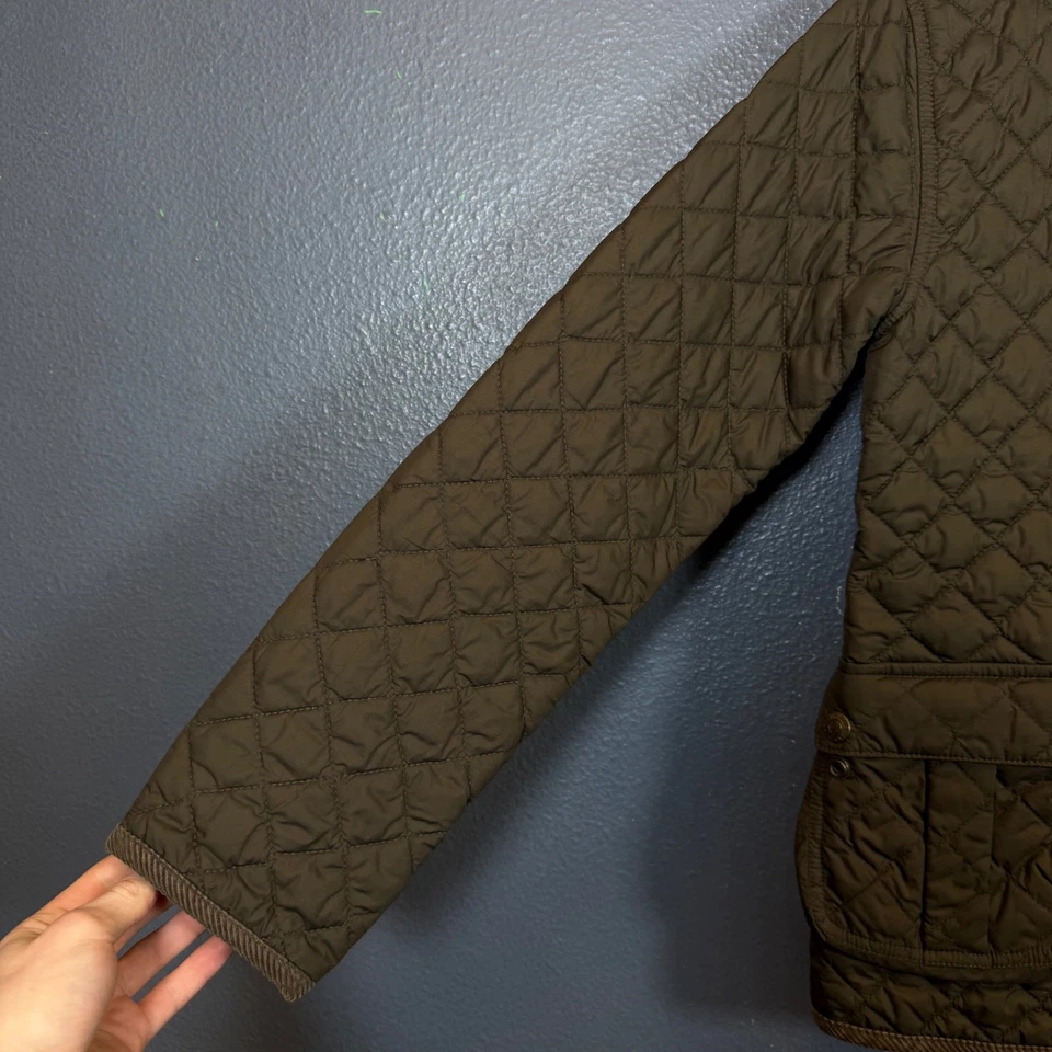 Ralph Lauren XL (16) young fit XS Мужская зеленая стеганая куртка - Изображение 4 из 4