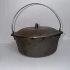 Vintage Lodge #8 Dutch Oven with Lid 10 1/4" Cast Iron Pot USA D3 8D0 Heavy Duty