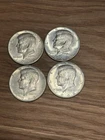 1968 Kennedy Half Dollar Lot  - 4 Coins 40% Silver